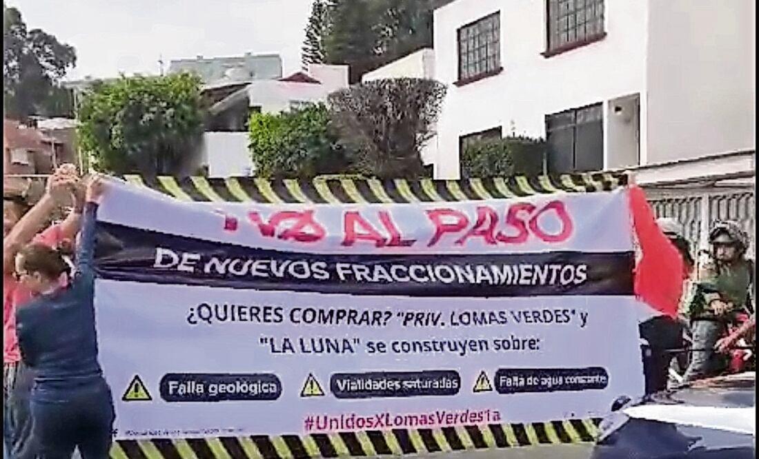 Vecinos alertaron sobre los riesgos de nuevos desarrollos en Lomas Verdes. Foto: Especial