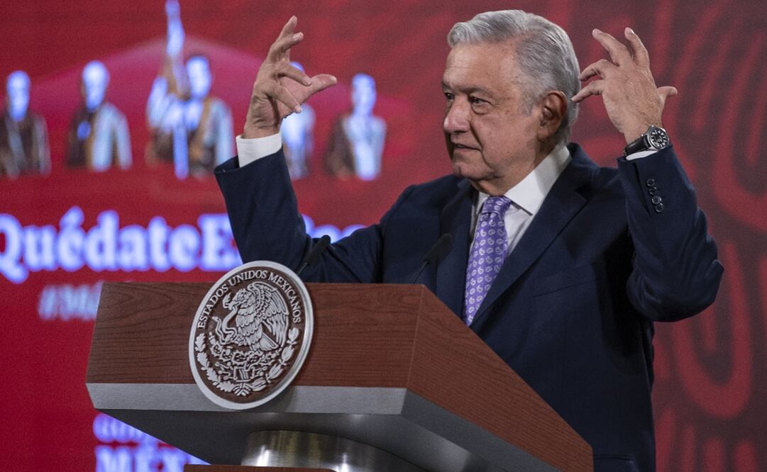 "Ni modo que haya un gremio puro", dijo en una conferencia mañanera López Obrador. Foto: Sergio Tapia / EL UNIVERSAL 