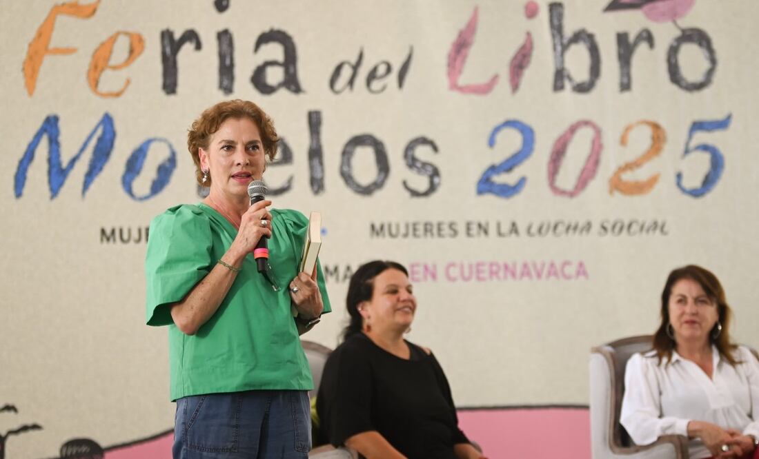 Beatriz Gutiérrez Müller presenta su libro “Poesía Reunida” en Morelos (15/03/2025). Foto: Especial