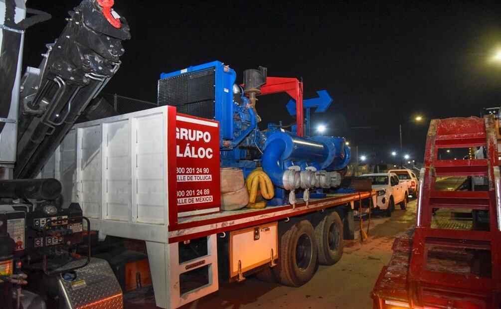 Grupo Tláloc se fortalece con 500 elementos para atender contingencias por lluvias en el Edomex. Foto: Especial