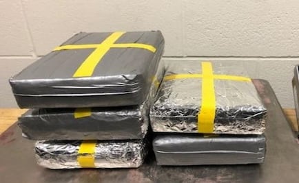 Incautan 11 paquetes de cocaína en el Puente Internacional de Reynosa