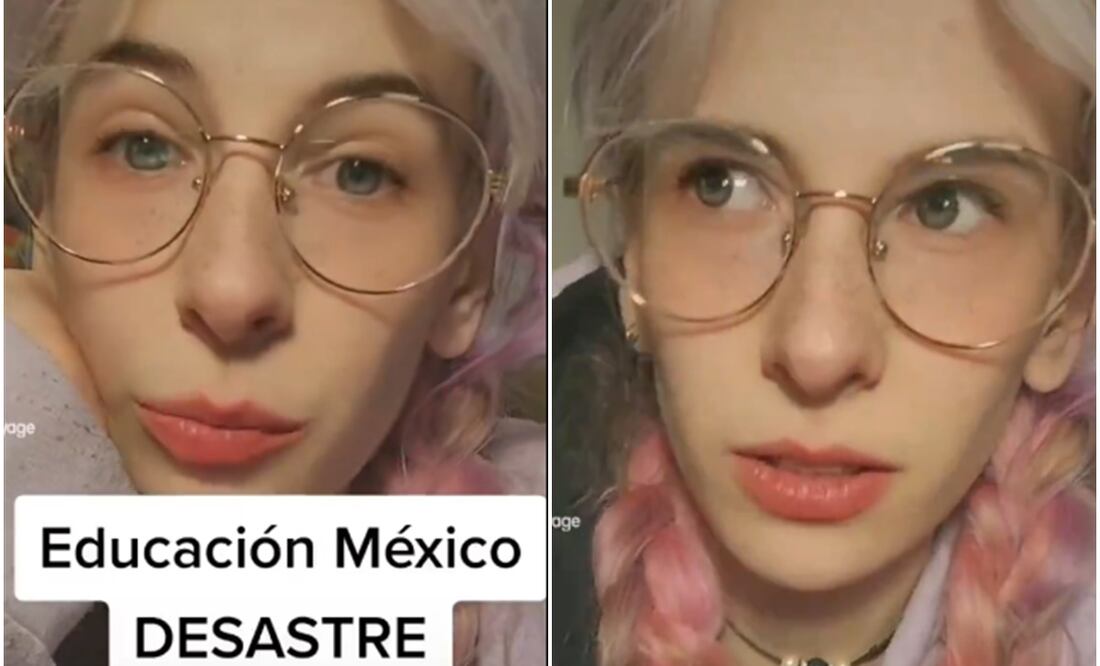 En el clip, Vivi, una creadora de contenido que actualmente radica en San Luis Potosí, contó a sus más de 100 mil seguidores en TikTok que tenía un problema con la educación en México. Foto: TikTok @vivi_voyage