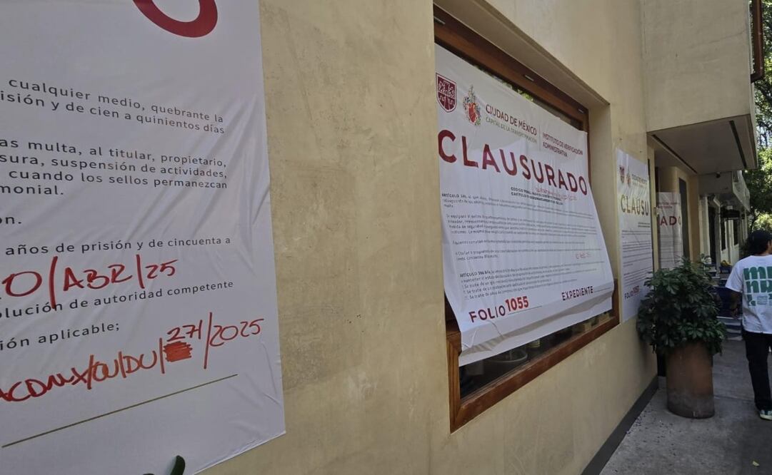 Clausuran el restaurante de la colonia Condesa de forma permanente; no contaba con la documentación para la venta de alcohol. Foto Especial
