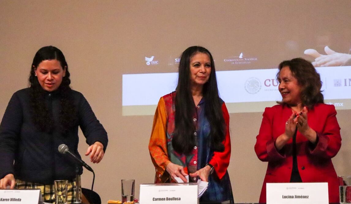 Carmen Boullosa recibió el Premio Bellas Artes de Literatura Inés Arredondo 2023.
Foto: Aldo Vargas/ INBAL, cortesía