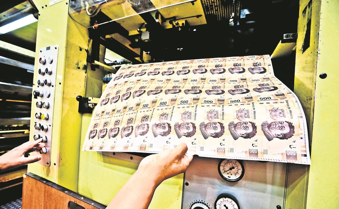 Banco de México, en donde se graban y corta el dinero mexicano. Foto: Archivo/EL UNIVERSAL