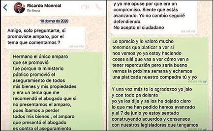 Revela Layda diálogo entre Alito y Monreal