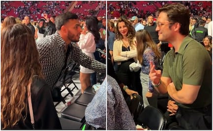 VIDEO: Tunden a Diego Boneta por gesto a esposa de Alexis Vega durante pelea del Canelo