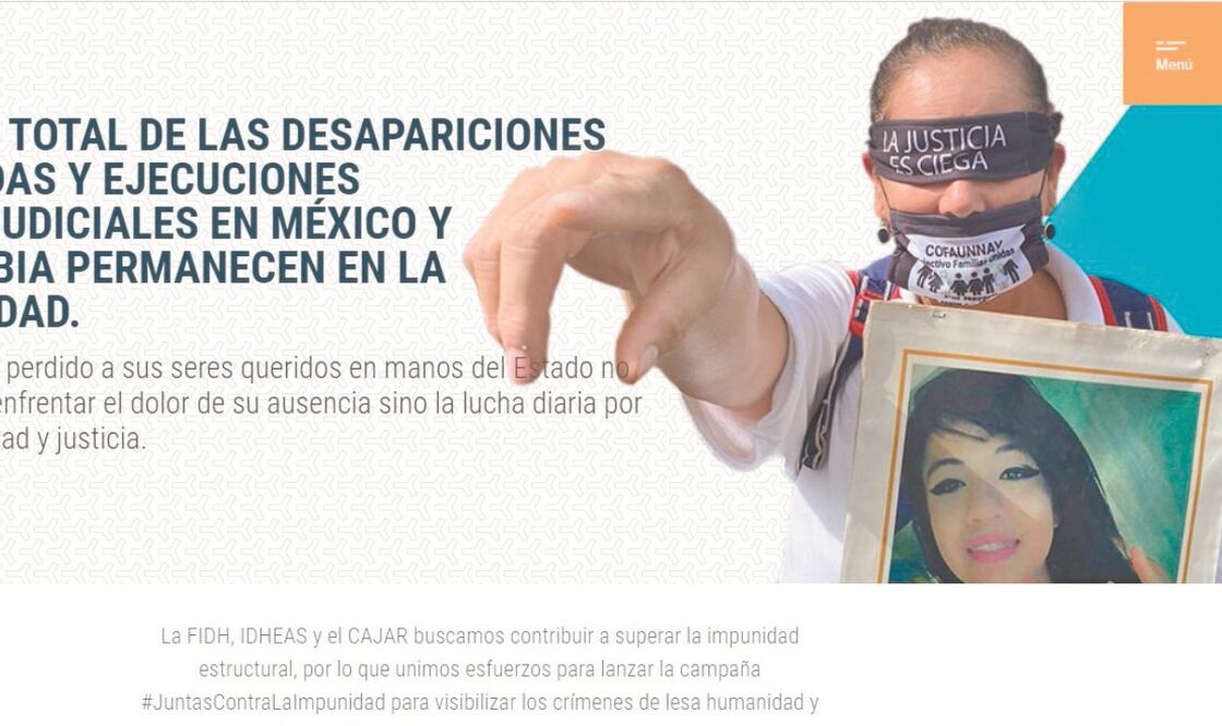 La Federación Internacional por los Derechos Humanos precisó que en México hay más de 80 mil personas desaparecidas. Fot