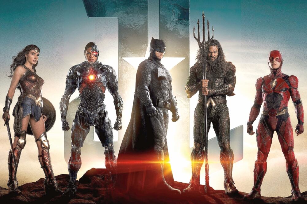 Wonder woman, Cyborg, Batman, Aquaman y Flash (WARNER PICTURES)