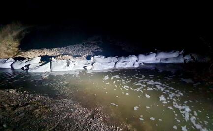 Se desborda canal El Salto Tlamaco en Tula por fuertes lluvias; Protección Civil y bomberos se mantienen en alerta 