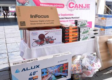 Extienden periodo de canje de armas en Nezahualcóyotl