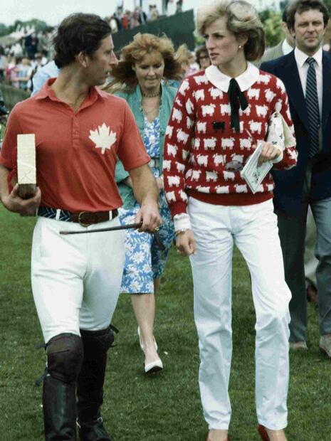 Diana de Gales con su Ugly Sweater. Foto: Especial