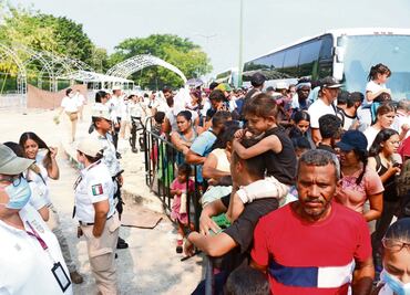 En el sur, dan 20 días a migrantes