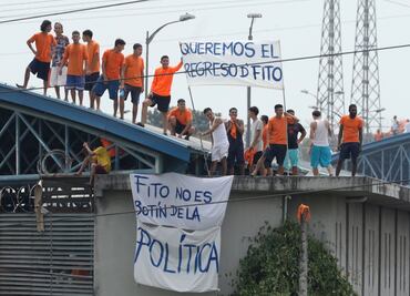 Un nuevo motín estalla en la cárcel de Ecuador de la que escapó el narcotraficante "Fito"