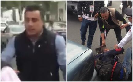 VIDEO. Exhiben a funcionario por golpear a adulto mayor en Toluca