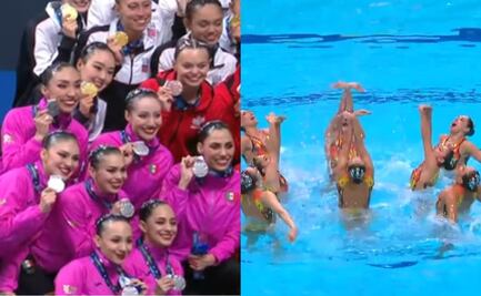Equipo mexicano de Natación Artística conquista otra medalla de plata en la Copa del Mundo
