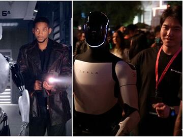 Comparan película “Yo, Robot” con Elon Musk tras presentar a Robotaxi y Optimus de Tesla