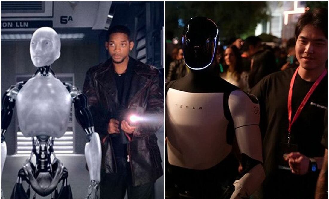 El filme ambientado en el año 2035 mostró un mundo distópico en donde los robots humanoides cuentan con la inteligencia para ser programados y realizar actividades humanas. Fotos: Tesla / Imdb