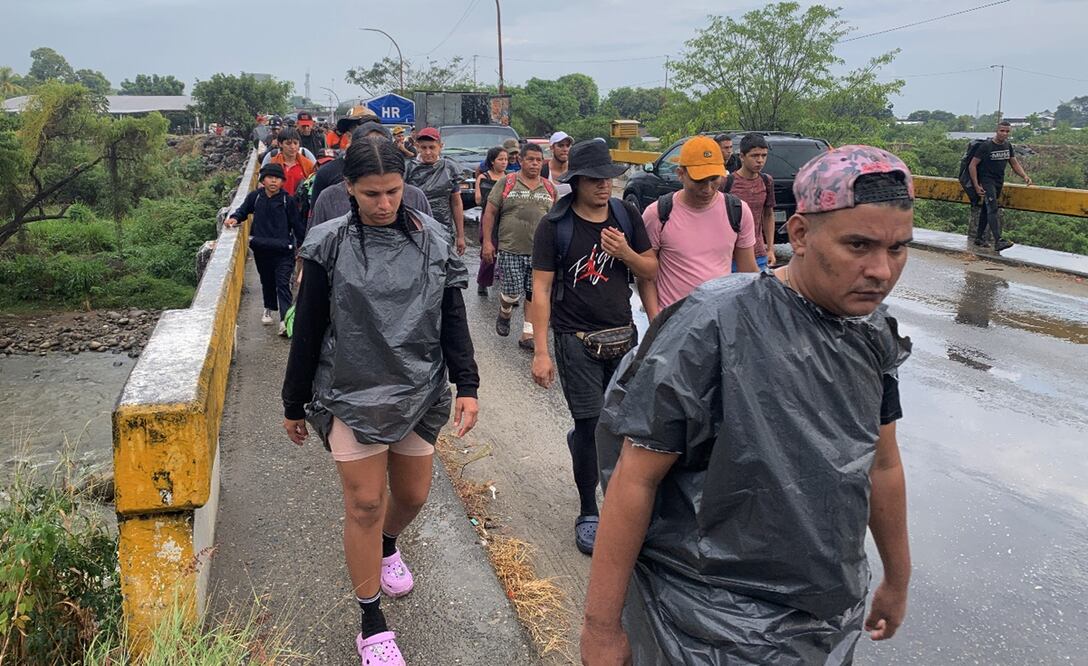 Caravana migrante 20 de diciembre. Foto: María de Jesús Peters/EL UNIVERSAL