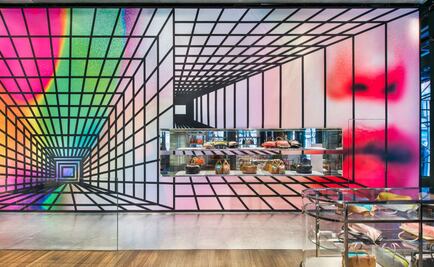 Prada transforma tienda en tapiz tridimensional