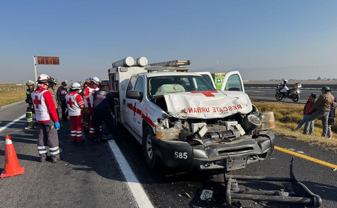 Choques múltiples en Libramiento Bicentenario, Toluca. Febrero 2026. Foto: Especial