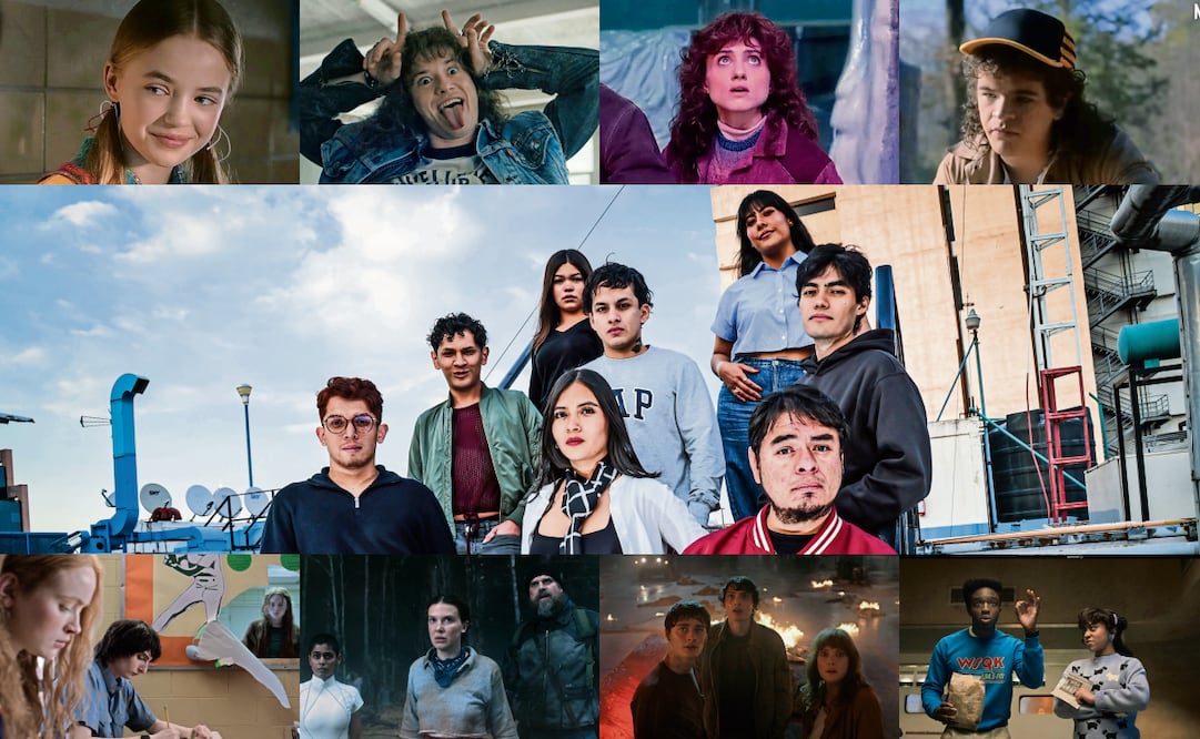 Una decena de actores trabajó en la serie con sus voces. Fotos: Germán Espinosa / EL UNIVERSAL y Netflix