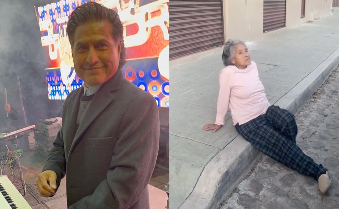 Claudio Pablo, tecladista de Grupo Bryndis . Foto: Redes sociales y captura de video