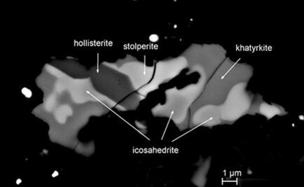 Tres nuevos minerales aparecen en un meteorito único
