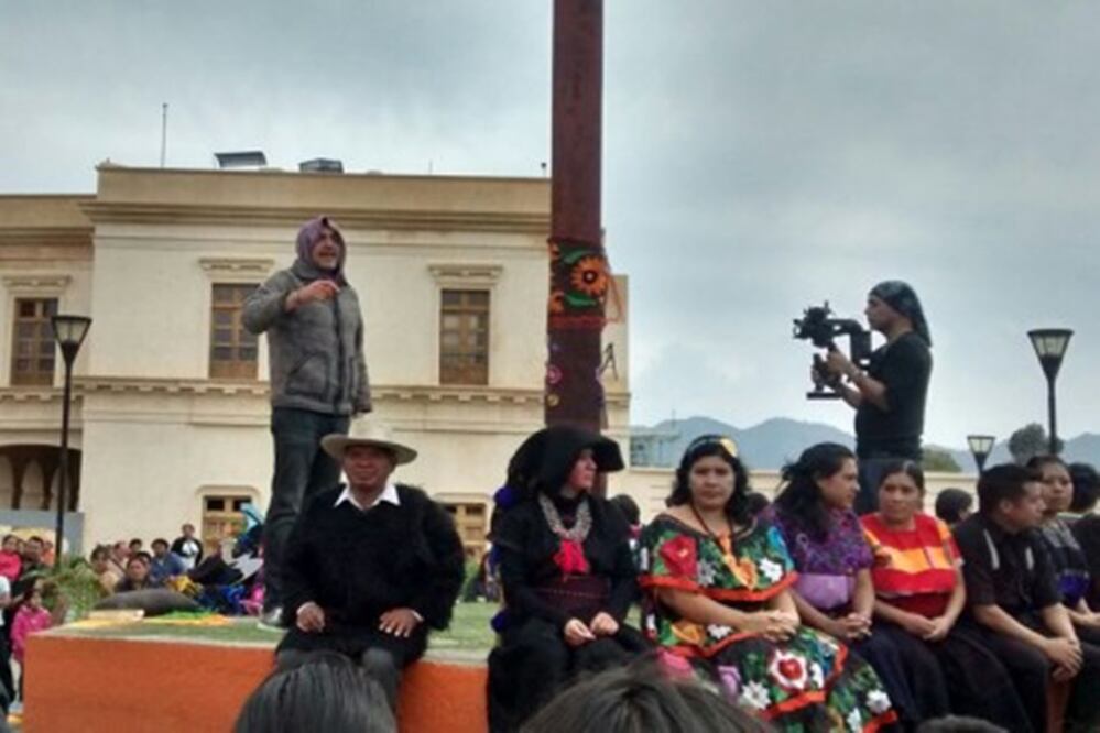 El tema "Que bueno que llegaste" fue presentado en la Plaza Catedral donde también se filmó el video (Foto: Quadratín)