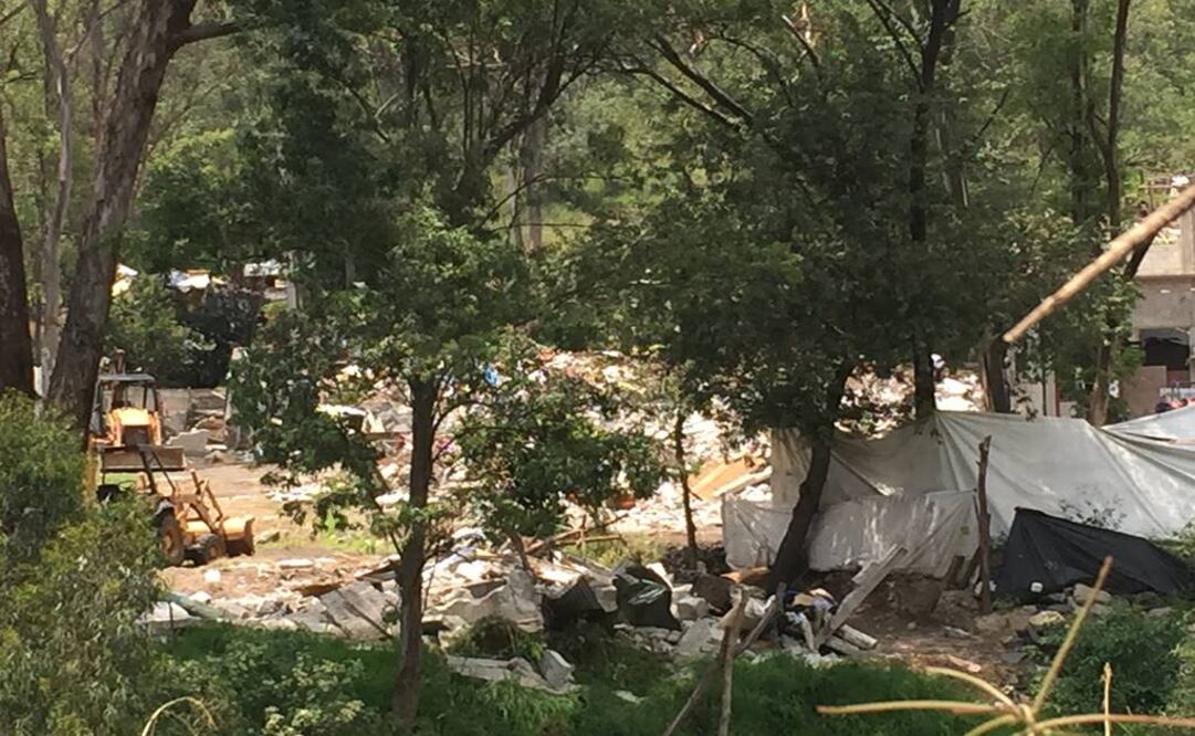 Cerca de 150 casas, e incluso un templo, fueron demolidos en el interior del Parque Nacional de Los Remedios. (Fotos: Rebeca Jiménez Jacinto) 