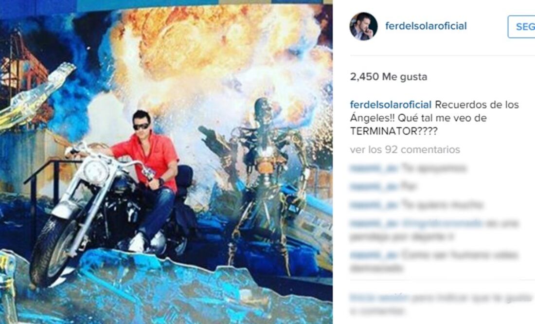 Foto: Tomada del Instagram de Fernando del Solar