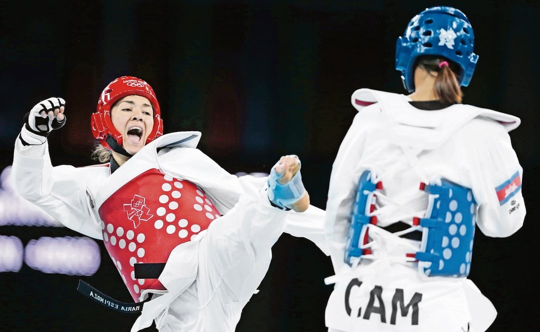 María se volvió constante en los podios olímpicos. Foto: Ng Han Guan/AP