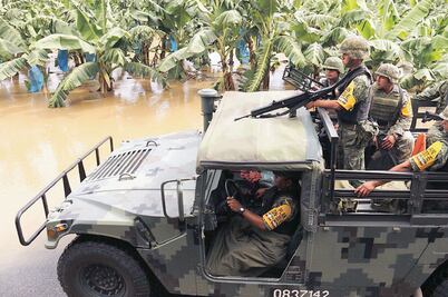 Tabasco: aplican Plan DNIII por lluvias torrenciales