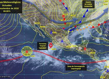 Prevén tormentas fuertes en Nayarit, Colima y Jalisco por tormenta “Xavier”