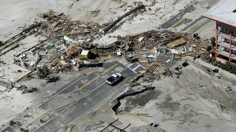 Huracán "Michael": las impactantes imágenes aéreas de la devastación de Mexico Beach