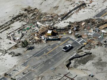 Huracán "Michael": las impactantes imágenes aéreas de la devastación de Mexico Beach