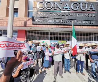 Zapotecos exigen acceso al agua