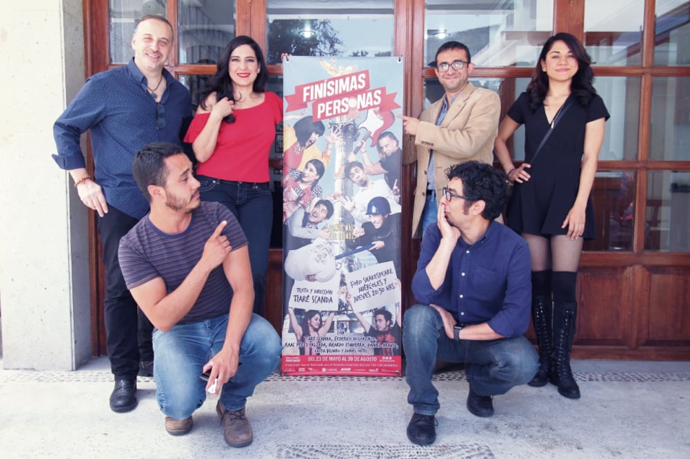 Federico di Lorenzo, Tiaré Scanda, Daniel Ortiz, Katya Bizarro, Ricardo 40 Esquerra e Isaac Pérez (CARLOS MEJÍA. EL UNIVERSAL)