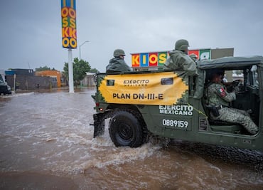 “Ileana” provoca cortes de energía e inundaciones en Sinaloa