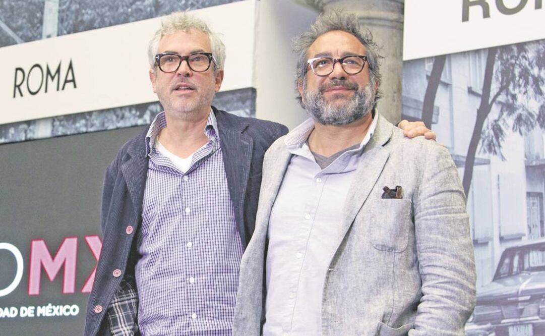 Alfonso Cuarón y Eugenio Caballero. Foto: Archivo 