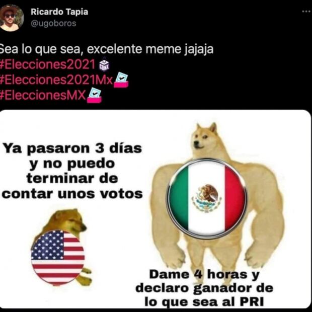 Y después de la ley seca, llegan los memes de las elecciones 2021