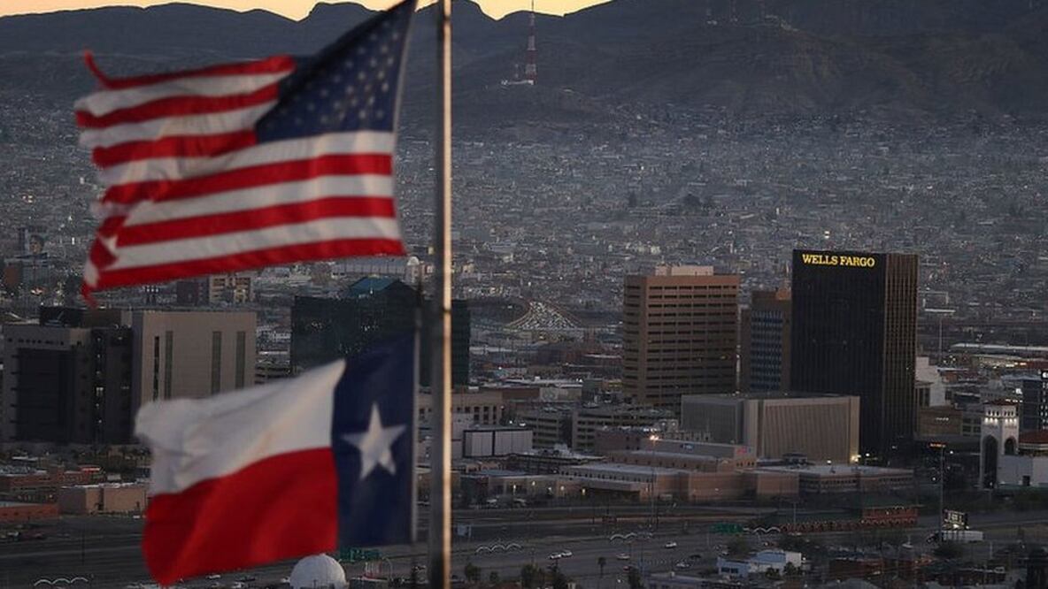 El Paso, Texas, es una de las principales ciudades en la frontera de EU y México (Foto: Getty Images)