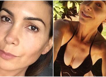 Paty Manterola, sin maquillaje y en bikini a los 45 años