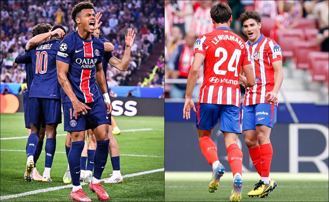 PSG y Atlético de Madrid se enfrentan en la Jornada 1 del Grupo B de la Fase de Grupos del Mundial de Clubes / FOTOS: @PSG_inside y @Atleti