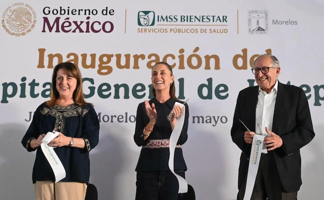 Sheinbaum asegura que hay 80% de abasto de medicamentos; inaugura Hospital General de Jiutepec, Morelos
