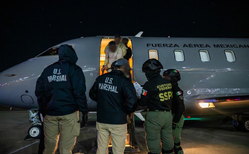 Ninguno de los criminales entregados por México enfrentará la pena de muerte porque así ha sido acordado con el gobierno mexicano. Foto: X / Vía @TheJusticeDept
