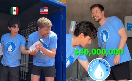 MrBeast y Alexis Omman ayudan a comunidad mexicana con agua potable; buscan reunir 40 mdd para ayudar a más países