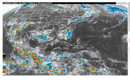 Clima nublado y con lluvia dominará en el Valle de México