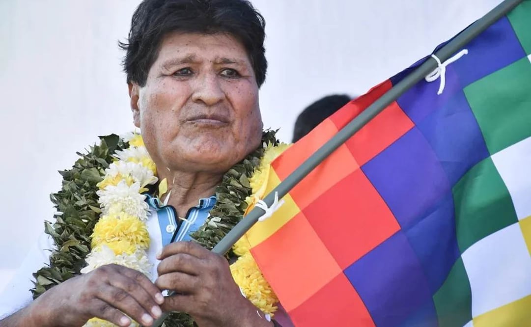 El expresidente de Bolivia Evo Morales asiste a un evento público, este 19 de febrero de 2026, en Chimoré (Bolivia). Foto: EFE