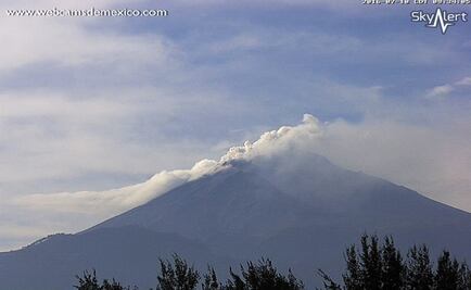 Alertan por posible caída de ceniza del "Popo"
